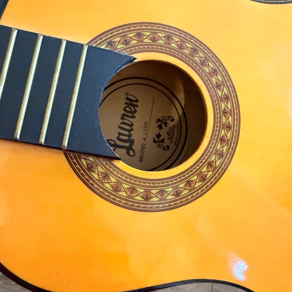 Lauren # LA30N 6 String Acoustic Guitar - Picture 4 of 16
